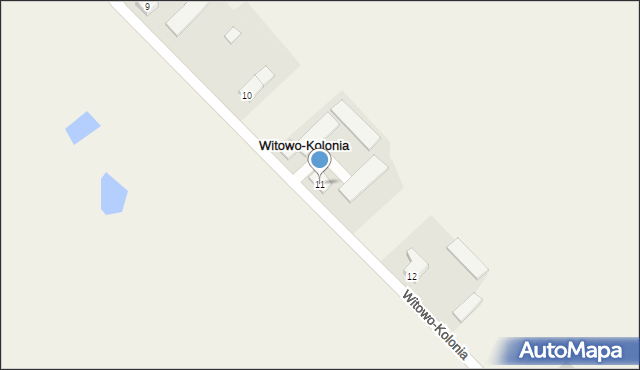 Witowo-Kolonia, Witowo-Kolonia, 11, mapa Witowo-Kolonia