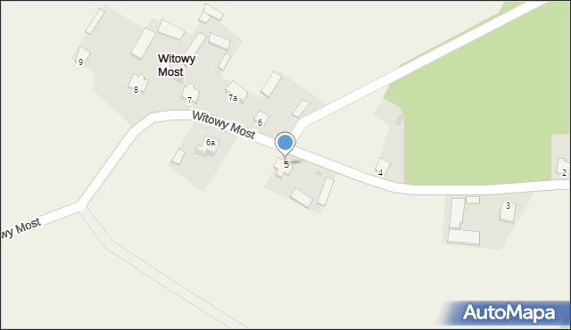Witowy Most, Witowy Most, 5, mapa Witowy Most