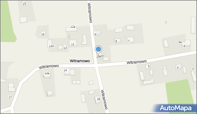 Witramowo, Witramowo, 10b, mapa Witramowo