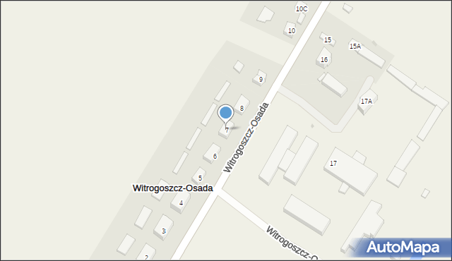 Witrogoszcz-Osada, Witrogoszcz-Osada, 7, mapa Witrogoszcz-Osada