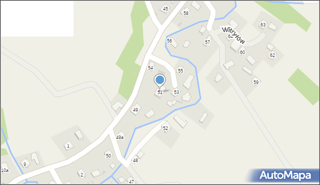 Witryłów, Witryłów, 51, mapa Witryłów