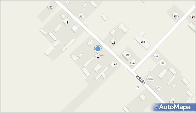 Witulin, Witulin, 12, mapa Witulin