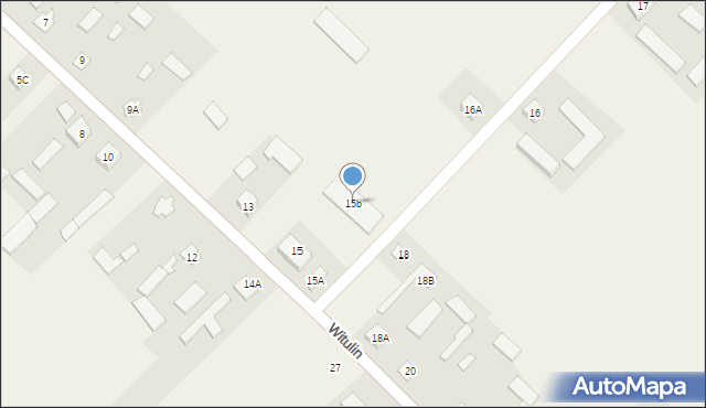 Witulin, Witulin, 15b, mapa Witulin