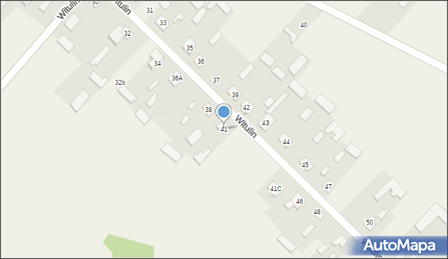 Witulin, Witulin, 41, mapa Witulin