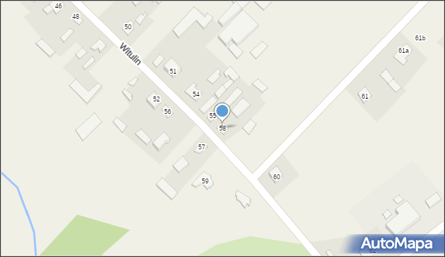 Witulin, Witulin, 58, mapa Witulin