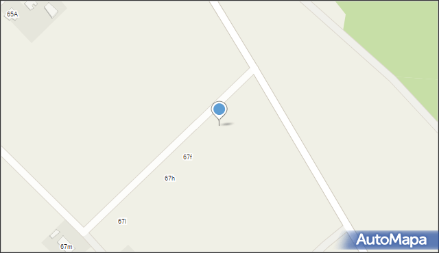 Witulin, Witulin, 67d, mapa Witulin