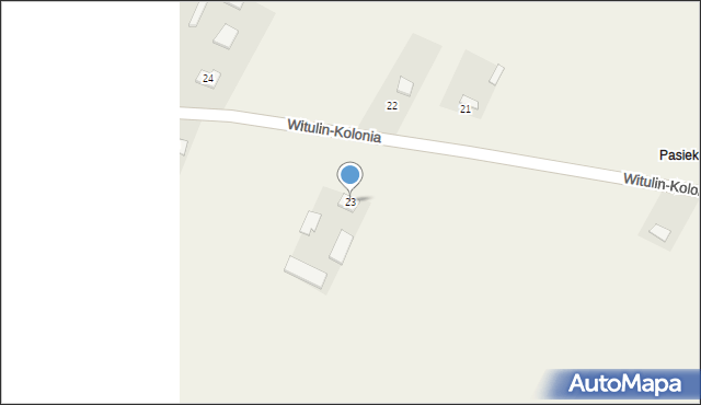 Witulin-Kolonia, Witulin-Kolonia, 23, mapa Witulin-Kolonia