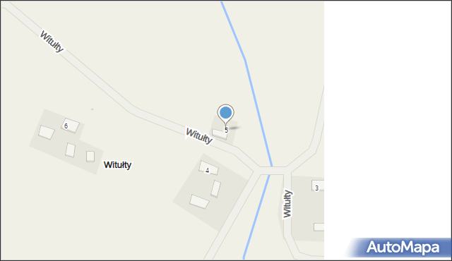 Witułty, Witułty, 5, mapa Witułty