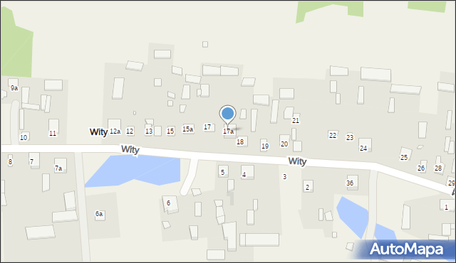 Wity, Wity, 17a, mapa Wity