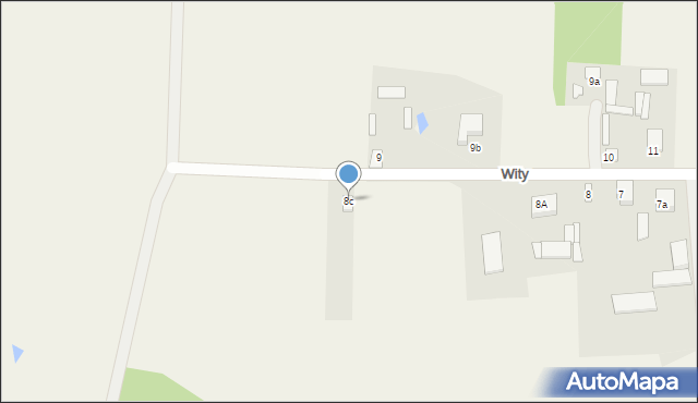 Wity, Wity, 8c, mapa Wity