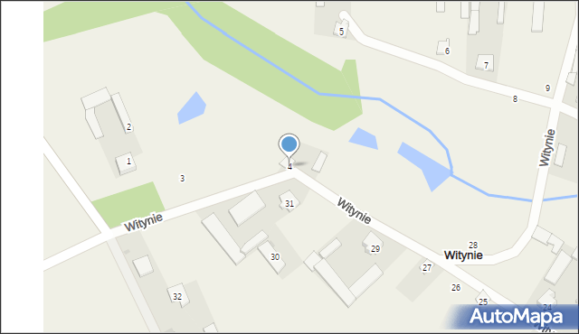 Witynie, Witynie, 4, mapa Witynie