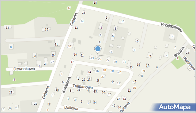 Władysławów, Wiśniowa, 12, mapa Władysławów
