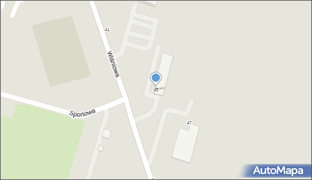 Włoszczowa, Wiśniowa, 45, mapa Włoszczowa