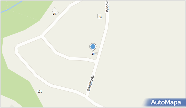 Wojciechowice, Widokowa, 48, mapa Wojciechowice