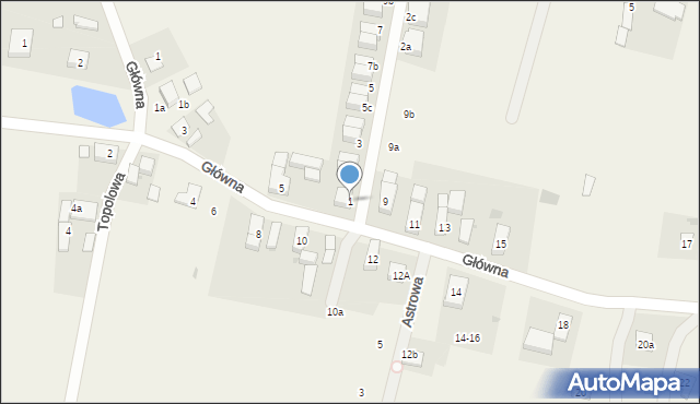 Wojnowice, Wiejska, 1, mapa Wojnowice