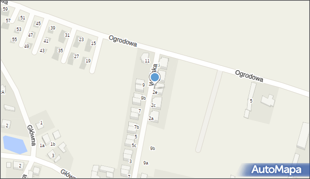 Wojnowice, Wiejska, 2f, mapa Wojnowice