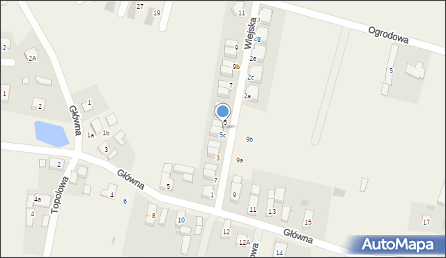 Wojnowice, Wiejska, 5d, mapa Wojnowice