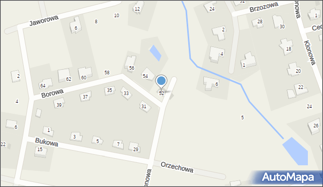 Wójtowo, Wiązowa, 52, mapa Wójtowo