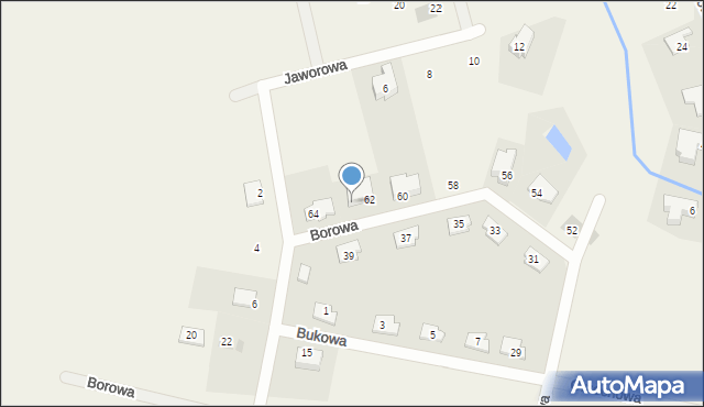Wójtowo, Wiązowa, 62a, mapa Wójtowo