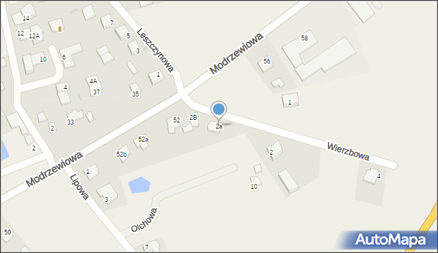 Wójtowo, Wierzbowa, 2a, mapa Wójtowo