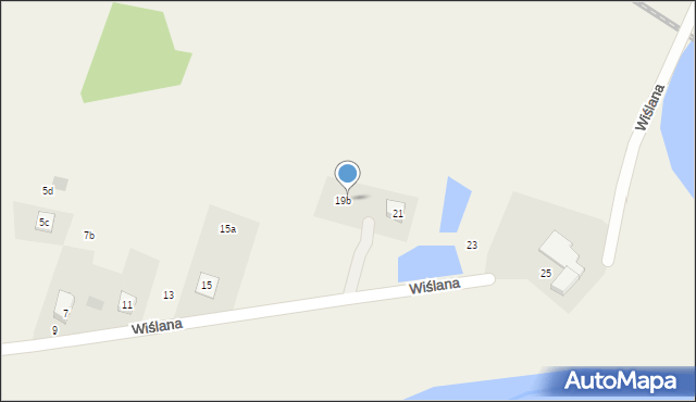 Wola, Wiślana, 19c, mapa Wola