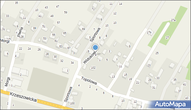 Wola Filipowska, Widokowa, 4, mapa Wola Filipowska