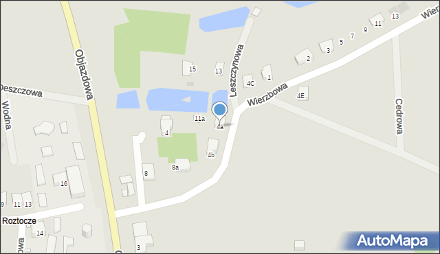 Wołów, Wierzbowa, 11, mapa Wołów