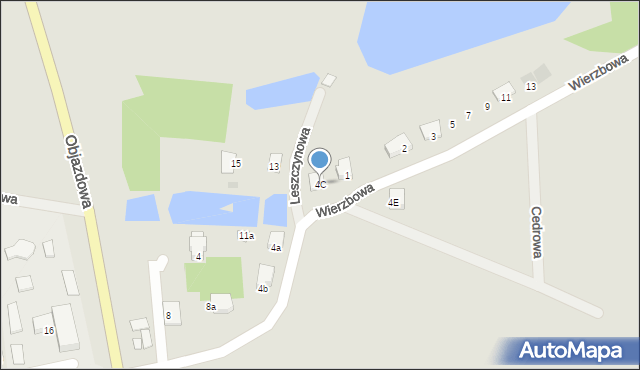 Wołów, Wierzbowa, 17, mapa Wołów