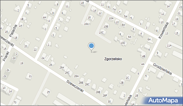 Wrocław, Witebska, 3b, mapa Wrocławia