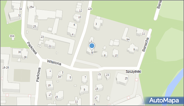 Wrocław, Witelona, 6, mapa Wrocławia