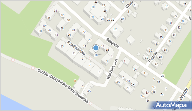 Wrocław, Wiwulskiego Antoniego, 16, mapa Wrocławia