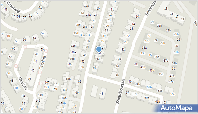 Wrocław, Wierzyńskiego Kazimierza, 61, mapa Wrocławia