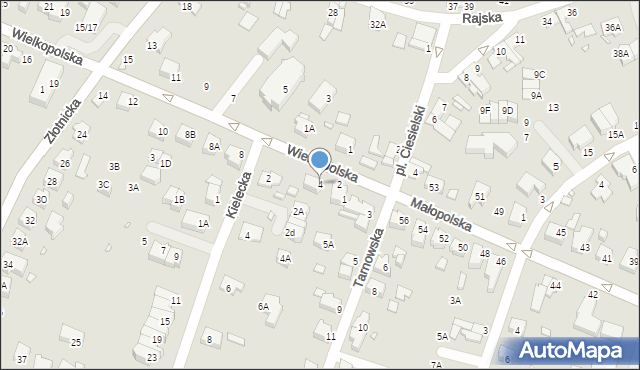 Wrocław, Wielkopolska, 4, mapa Wrocławia