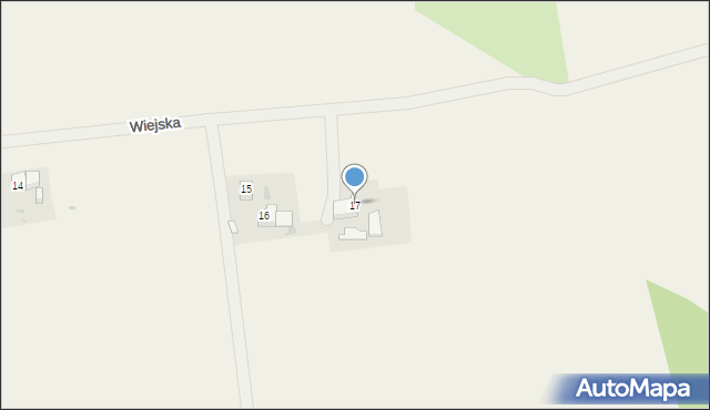 Wymiarki, Wiejska, 17, mapa Wymiarki