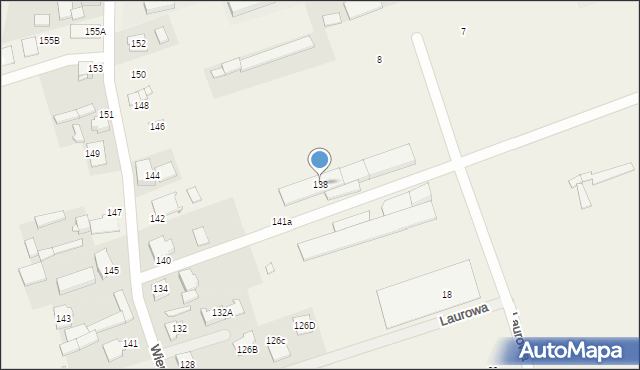 Wysogotowo, Wierzbowa, 138, mapa Wysogotowo