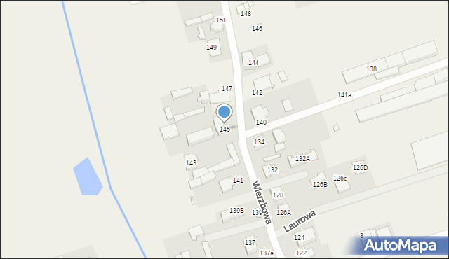 Wysogotowo, Wierzbowa, 145, mapa Wysogotowo