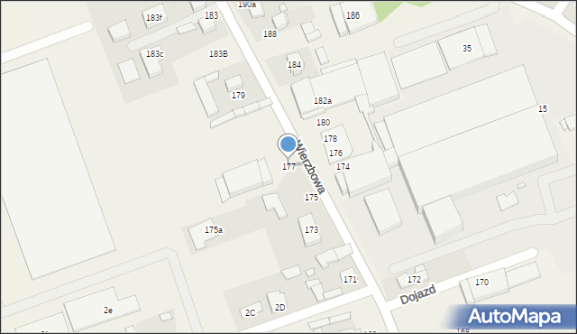 Wysogotowo, Wierzbowa, 177, mapa Wysogotowo