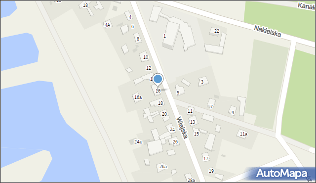 Występ, Wiejska, 16, mapa Występ