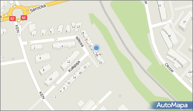 Wyszków, Witosa Wincentego, 29, mapa Wyszków