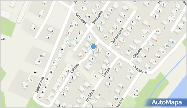 Zaborze, Wiosenna, 3, mapa Zaborze