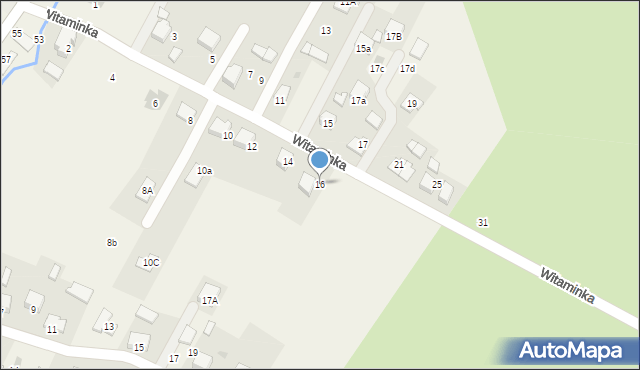 Zaborze, Witaminka, 16, mapa Zaborze