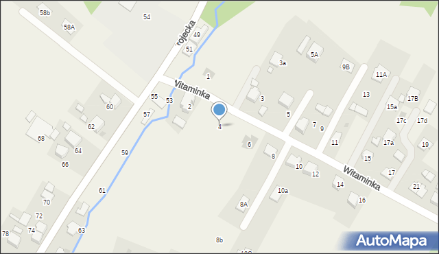 Zaborze, Witaminka, 4, mapa Zaborze