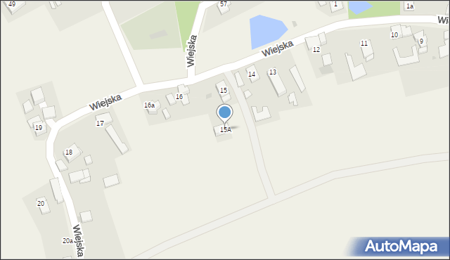 Zacharzowice, Wiejska, 15A, mapa Zacharzowice