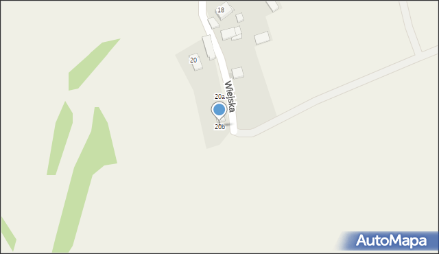 Zacharzowice, Wiejska, 20b, mapa Zacharzowice