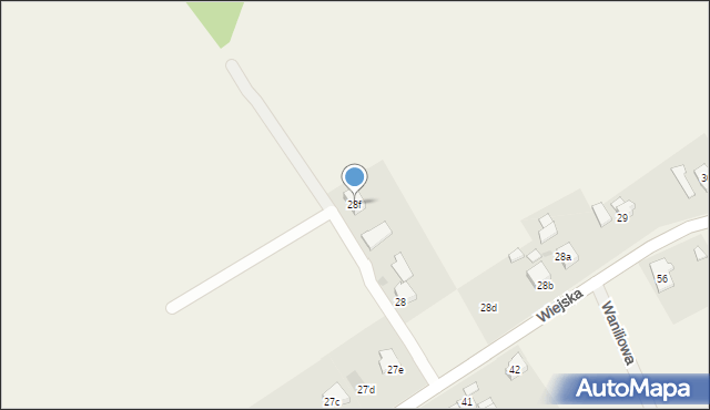 Zacharzowice, Wiejska, 28f, mapa Zacharzowice