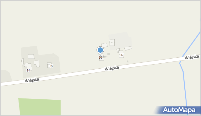 Zacharzowice, Wiejska, 36, mapa Zacharzowice