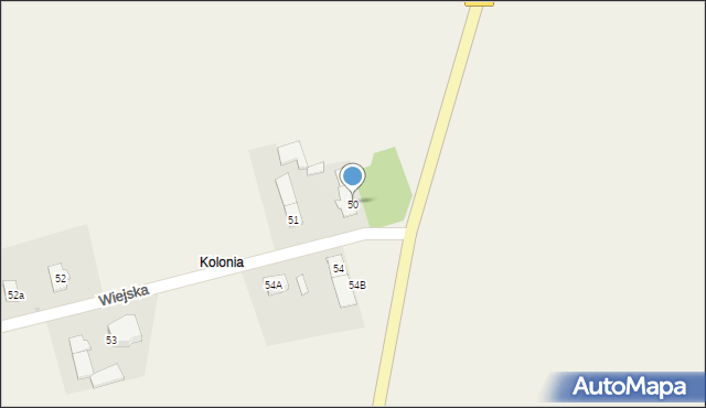 Zacharzowice, Wiejska, 50, mapa Zacharzowice