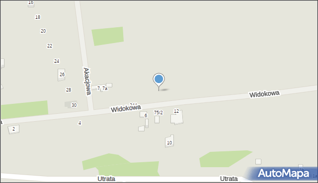 Zakroczym, Widokowa, 11, mapa Zakroczym