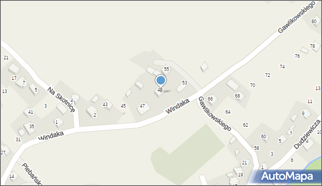Zalas, Windaka A., ks., 51, mapa Zalas