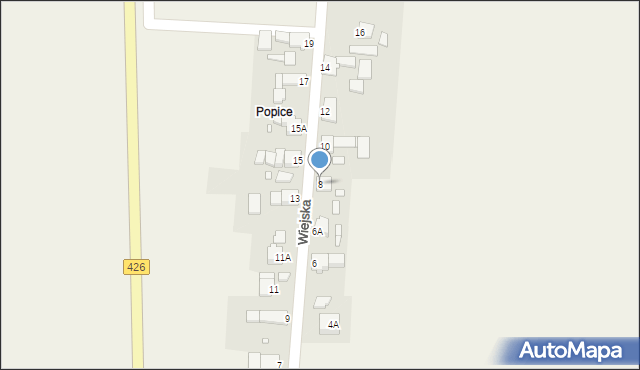 Zalesie Śląskie, Wiejska, 8, mapa Zalesie Śląskie